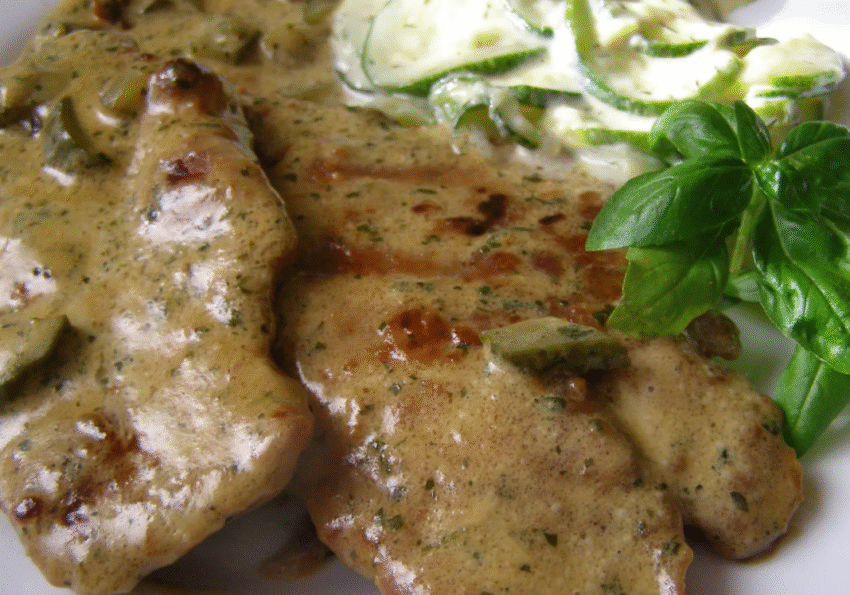socne-snicle-u-umaku-od-vrhnja-i-senfa-–-omiljeni-rucak-kod-nas
