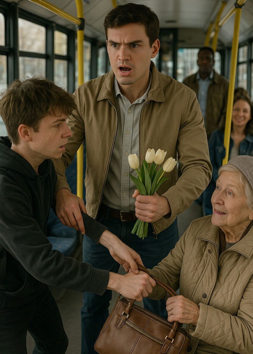 man-defends-elderly-woman-on-bus-while-heading-to-meet-fiancee’s-parents-–-her-revelation-leaves-him-sh0cked
